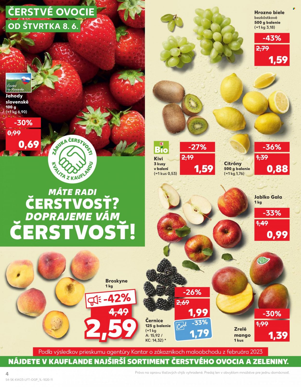 Leták Kaufland - 8.6.2023 - 14.6.2023. Strana 4