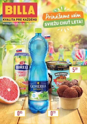 Leták Billa - 7.6.2023 - 4.7.2023.