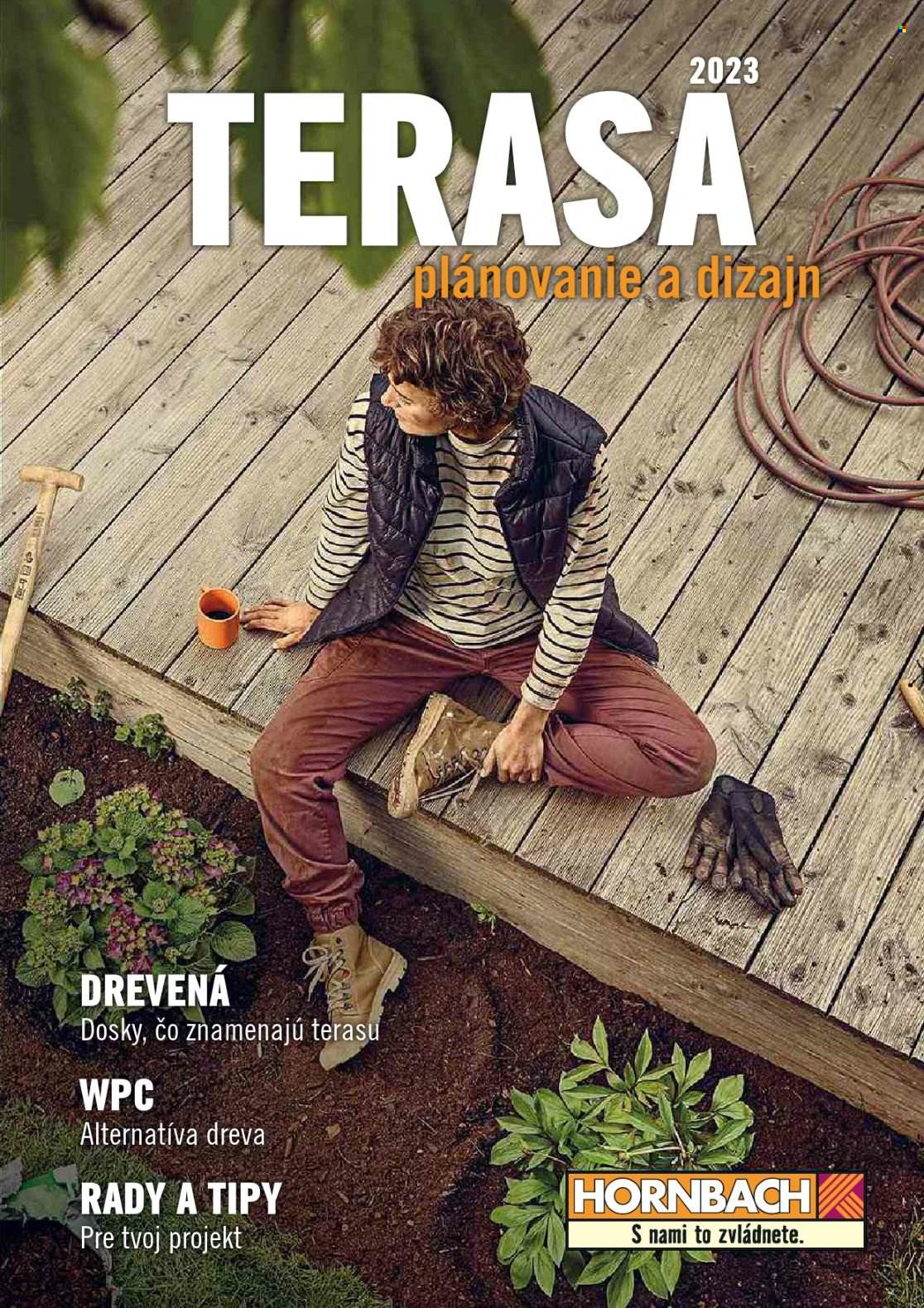 Leták Hornbach. Strana 1
