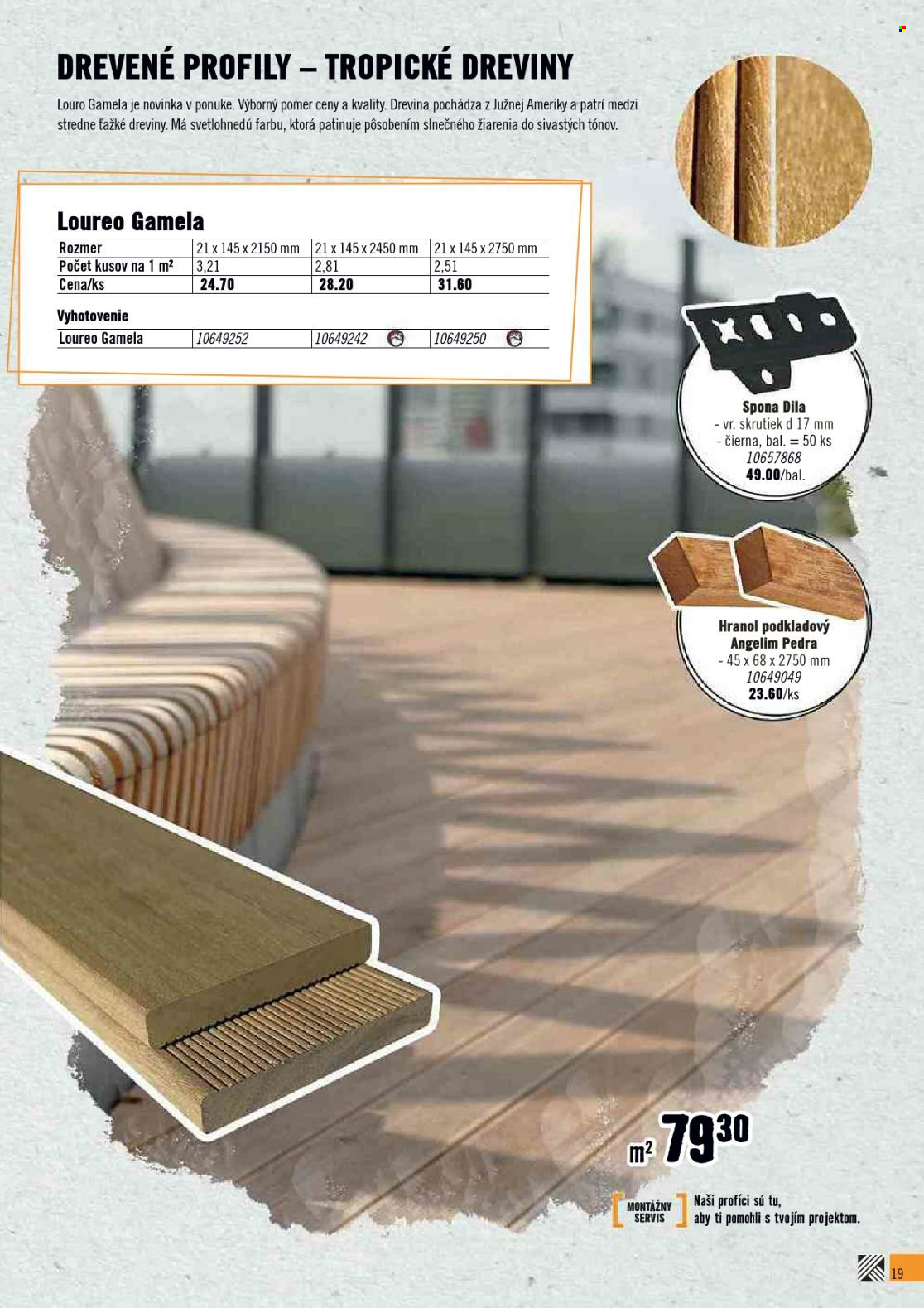 Leták Hornbach. Strana 19