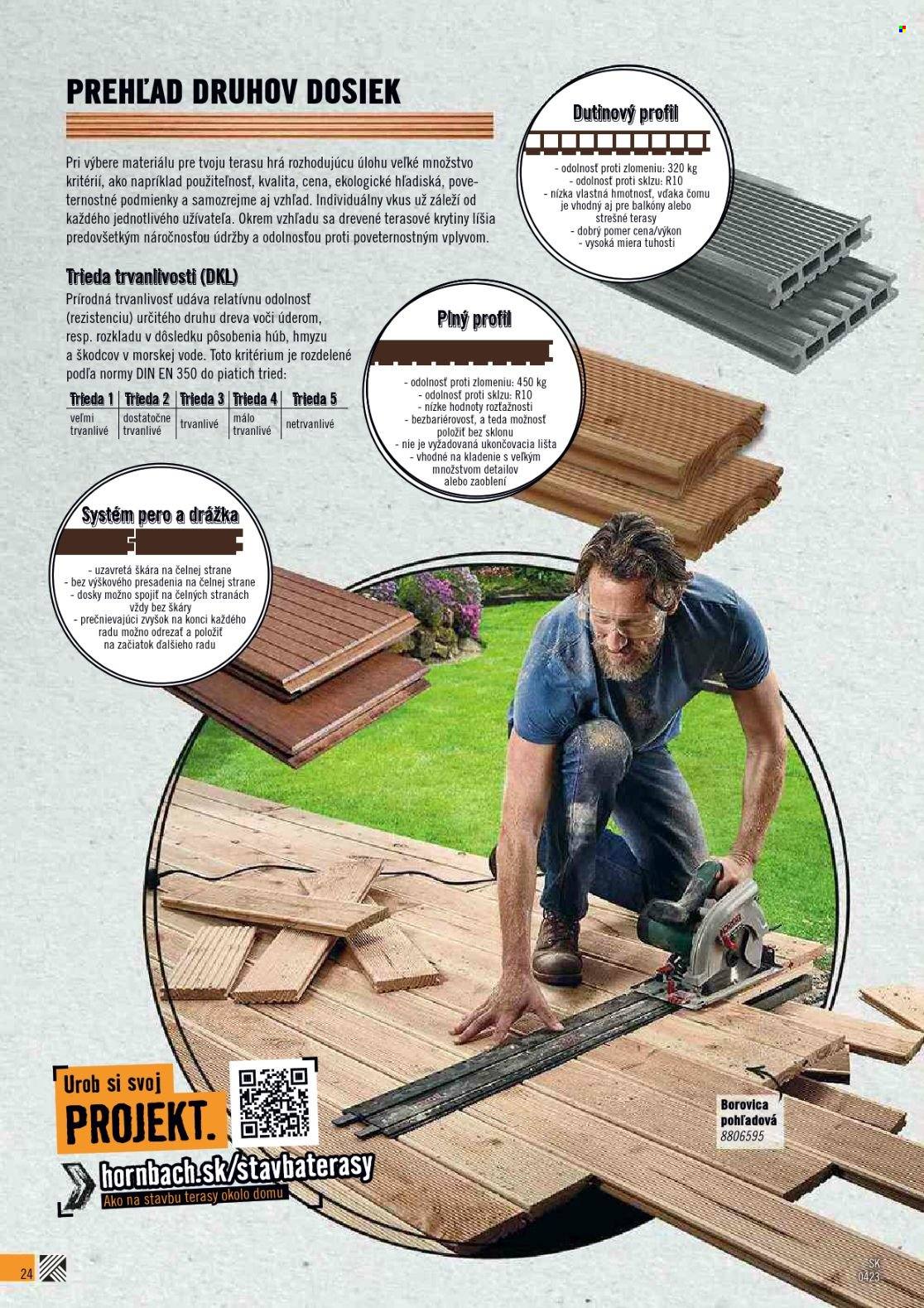Leták Hornbach. Strana 24