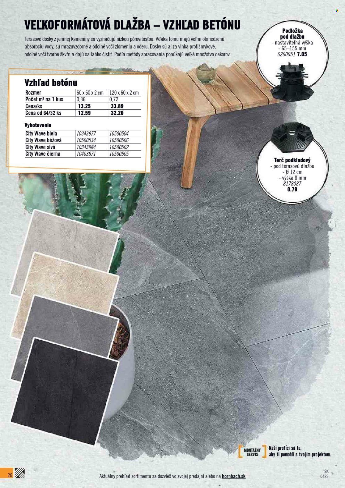 Leták Hornbach. Strana 26
