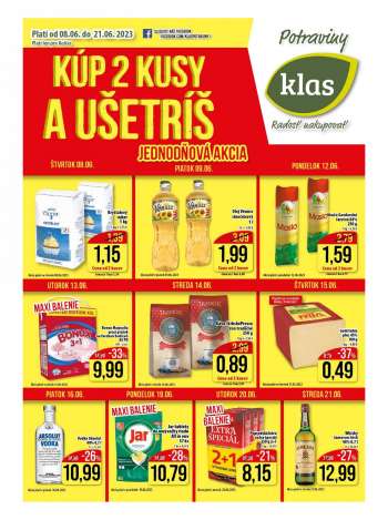 Leták Klas - 8.6.2023 - 21.6.2023.