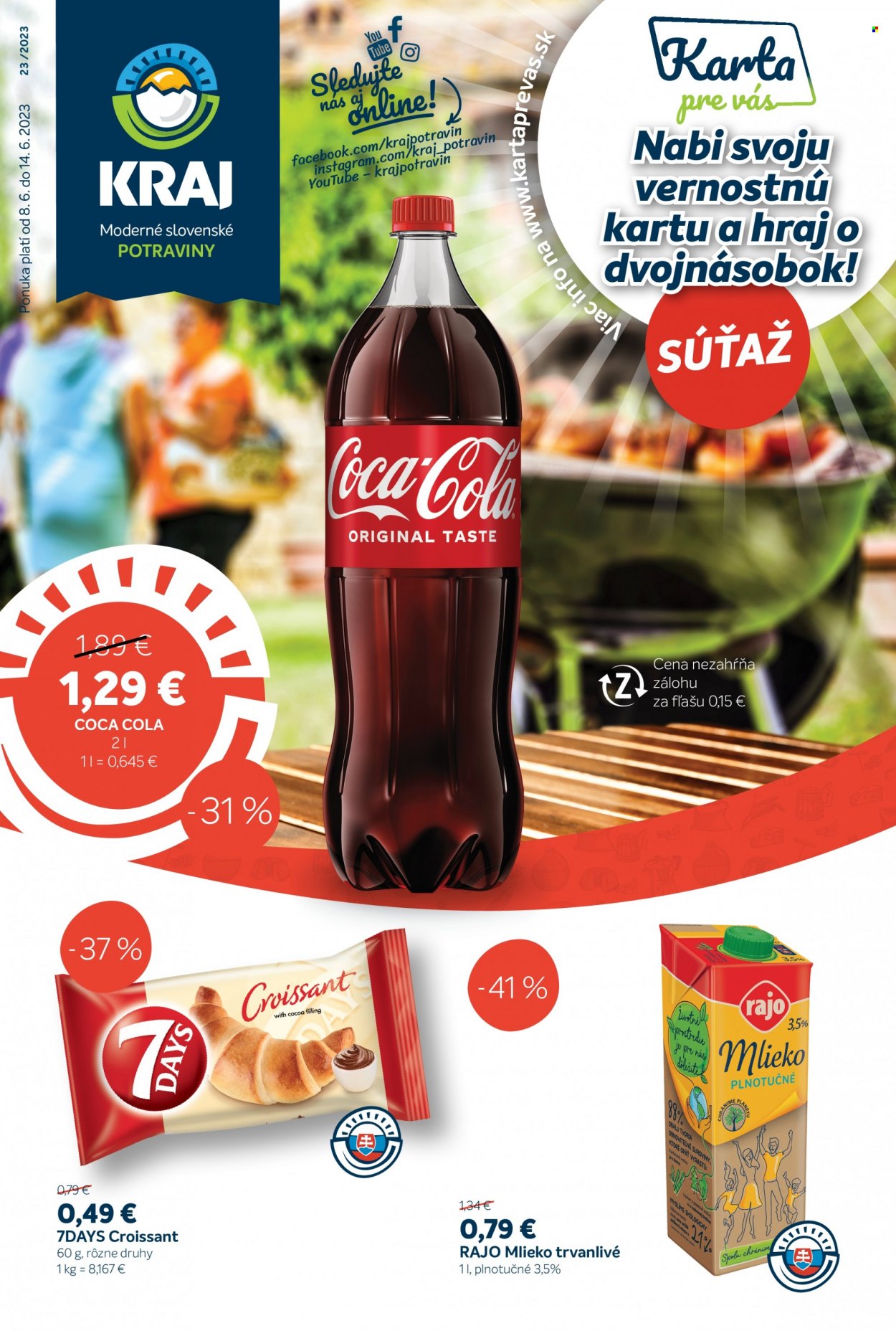 Leták Kraj - 8.6.2023 - 14.6.2023. Strana 1