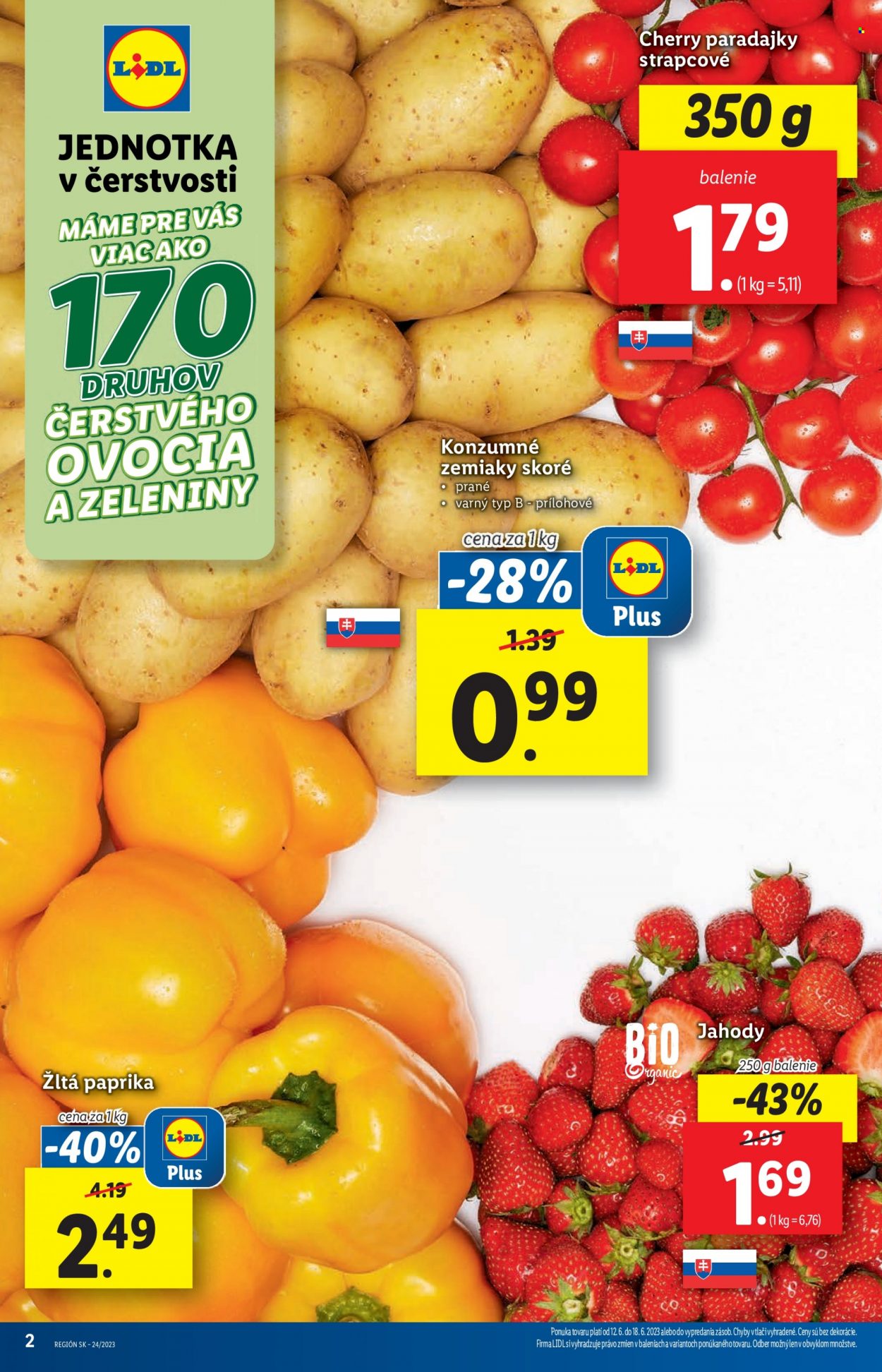 Leták Lidl - 12.6.2023 - 18.6.2023. Strana 2