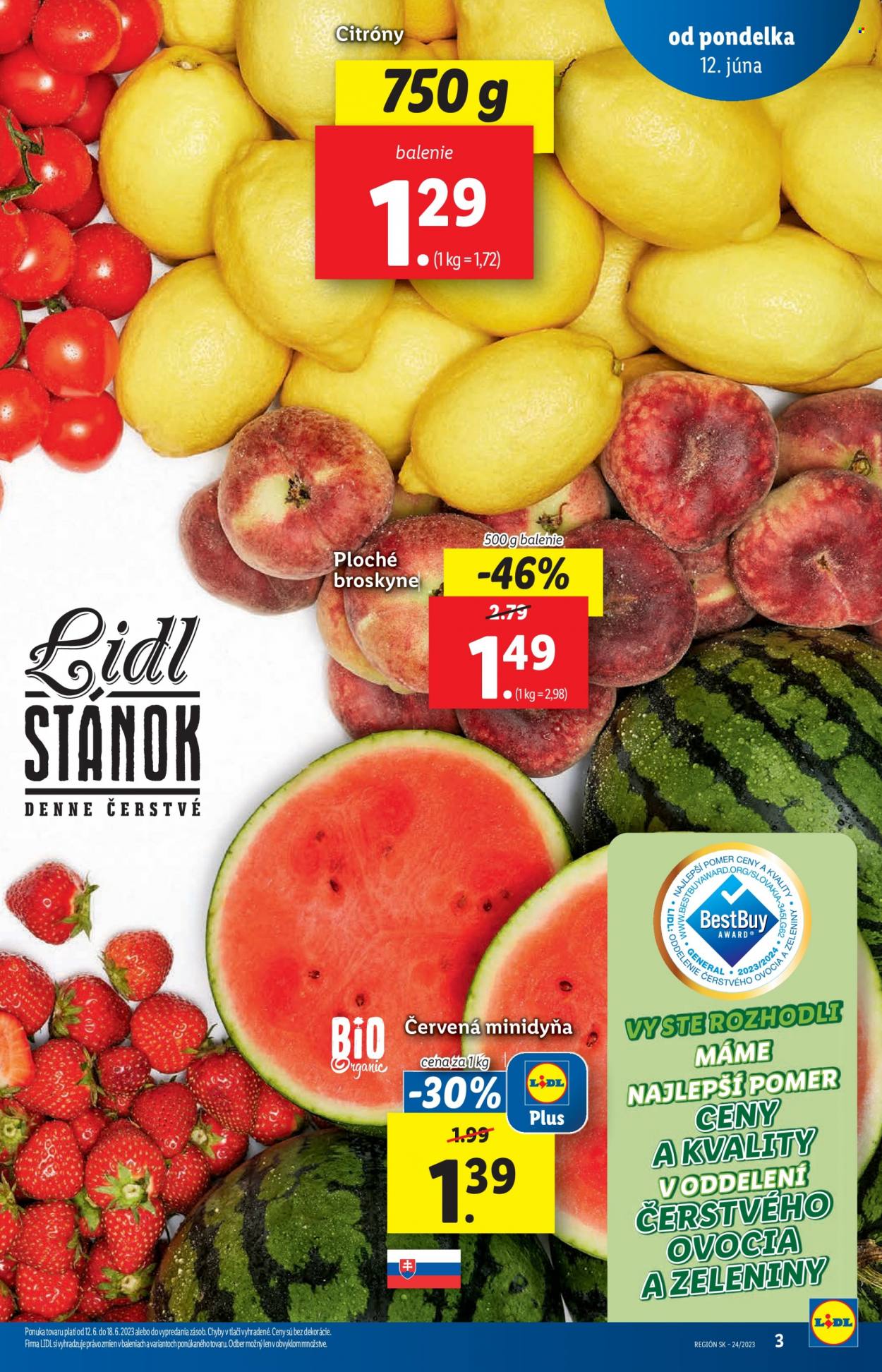 Leták Lidl - 12.6.2023 - 18.6.2023. Strana 3