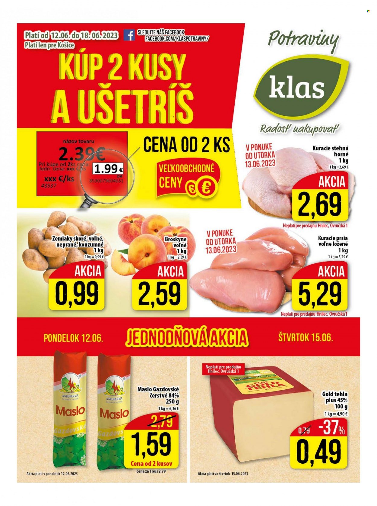 Leták Klas - 12.6.2023 - 18.6.2023. Strana 1