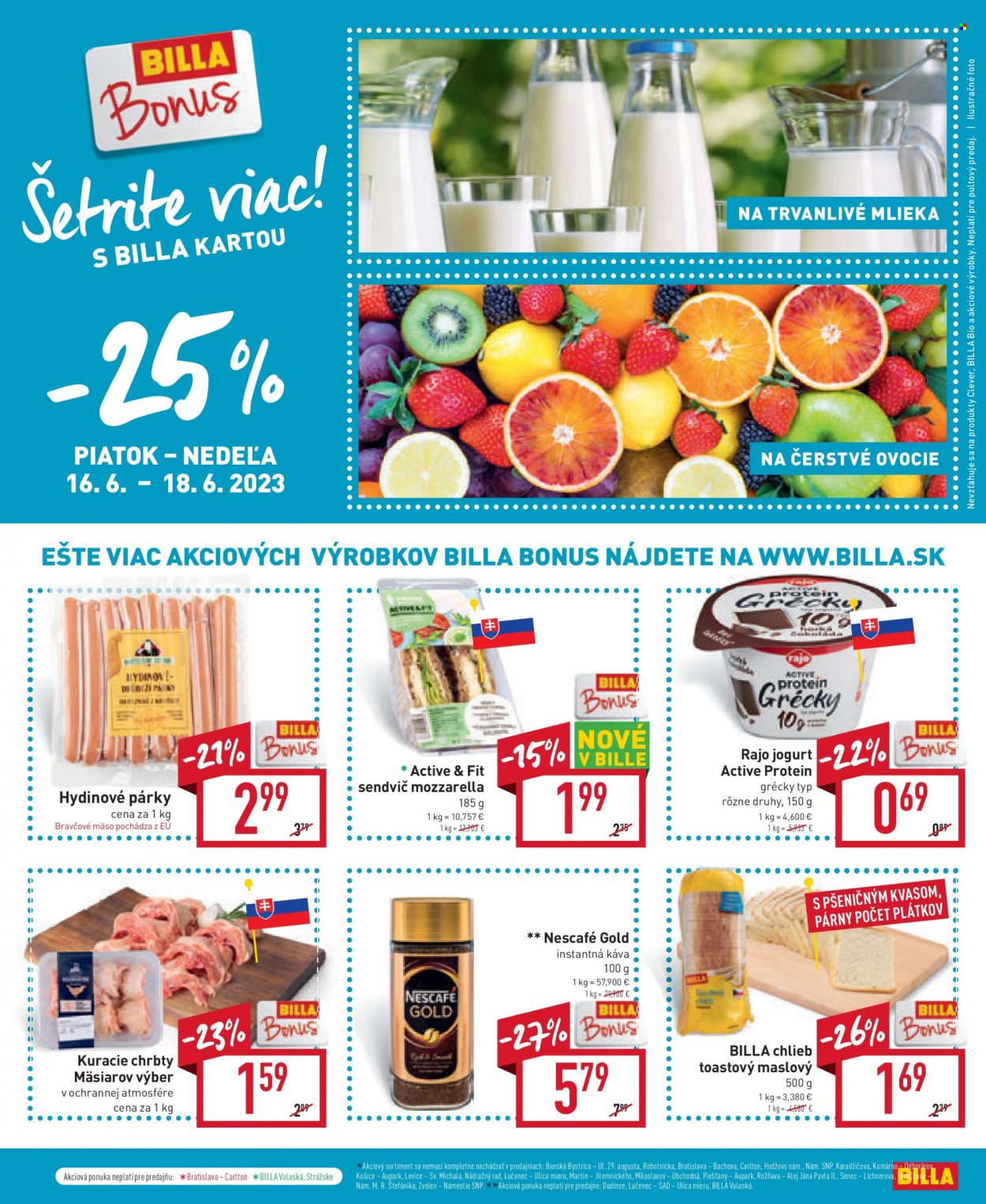 Leták Billa - 14.6.2023 - 20.6.2023. Strana 19