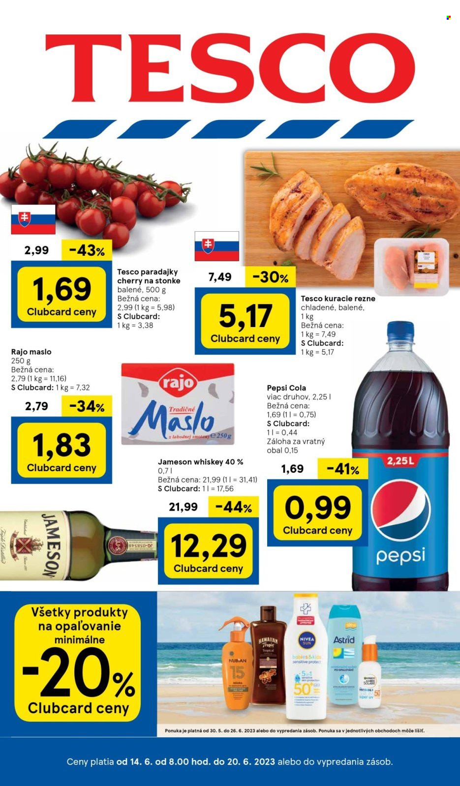 Leták TESCO - 14.6.2023 - 20.6.2023. Strana 1