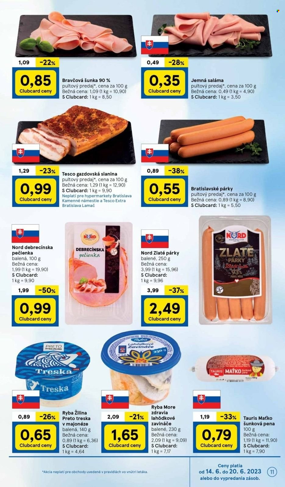 Leták TESCO - 14.6.2023 - 20.6.2023. Strana 11