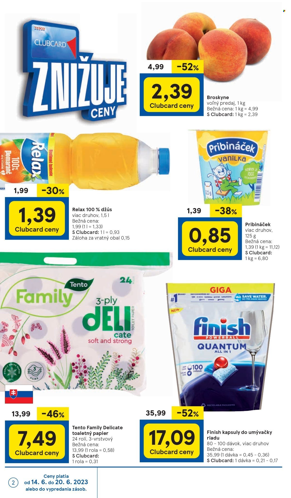 Leták TESCO supermarket - 14.6.2023 - 20.6.2023. Strana 2
