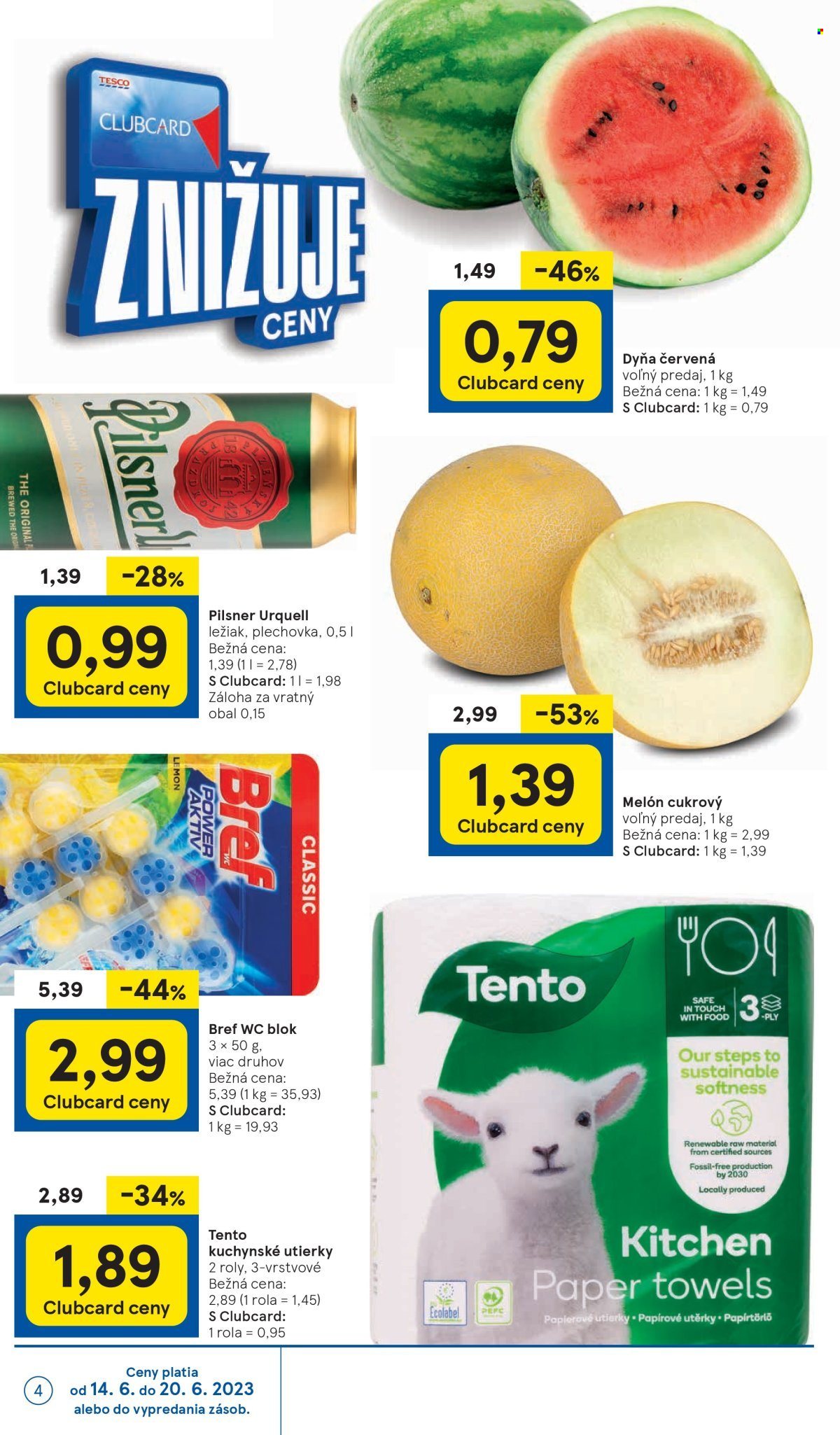 Leták TESCO supermarket - 14.6.2023 - 20.6.2023. Strana 4