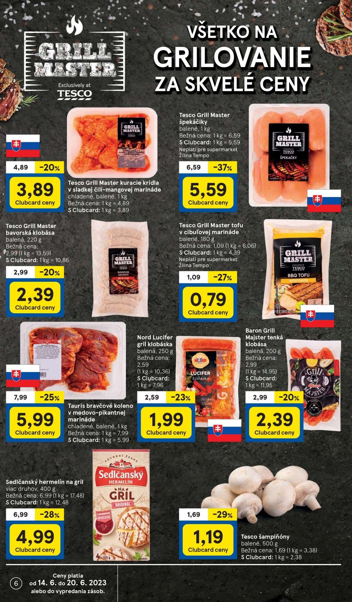 Leták TESCO supermarket - 14.6.2023 - 20.6.2023. Strana 6