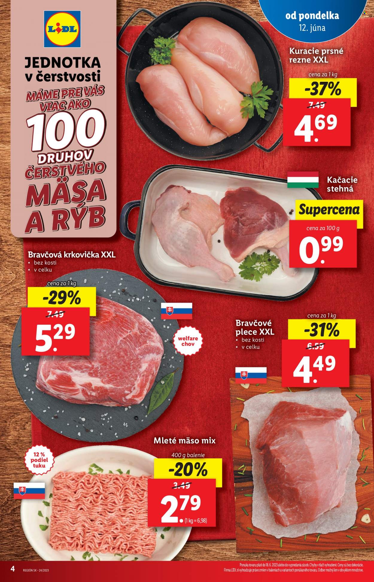 Leták Lidl - 15.6.2023 - 18.6.2023. Strana 4