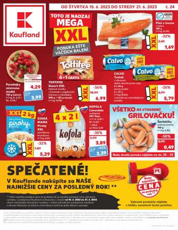 Leták Kaufland - 15.6.2023 - 21.6.2023.