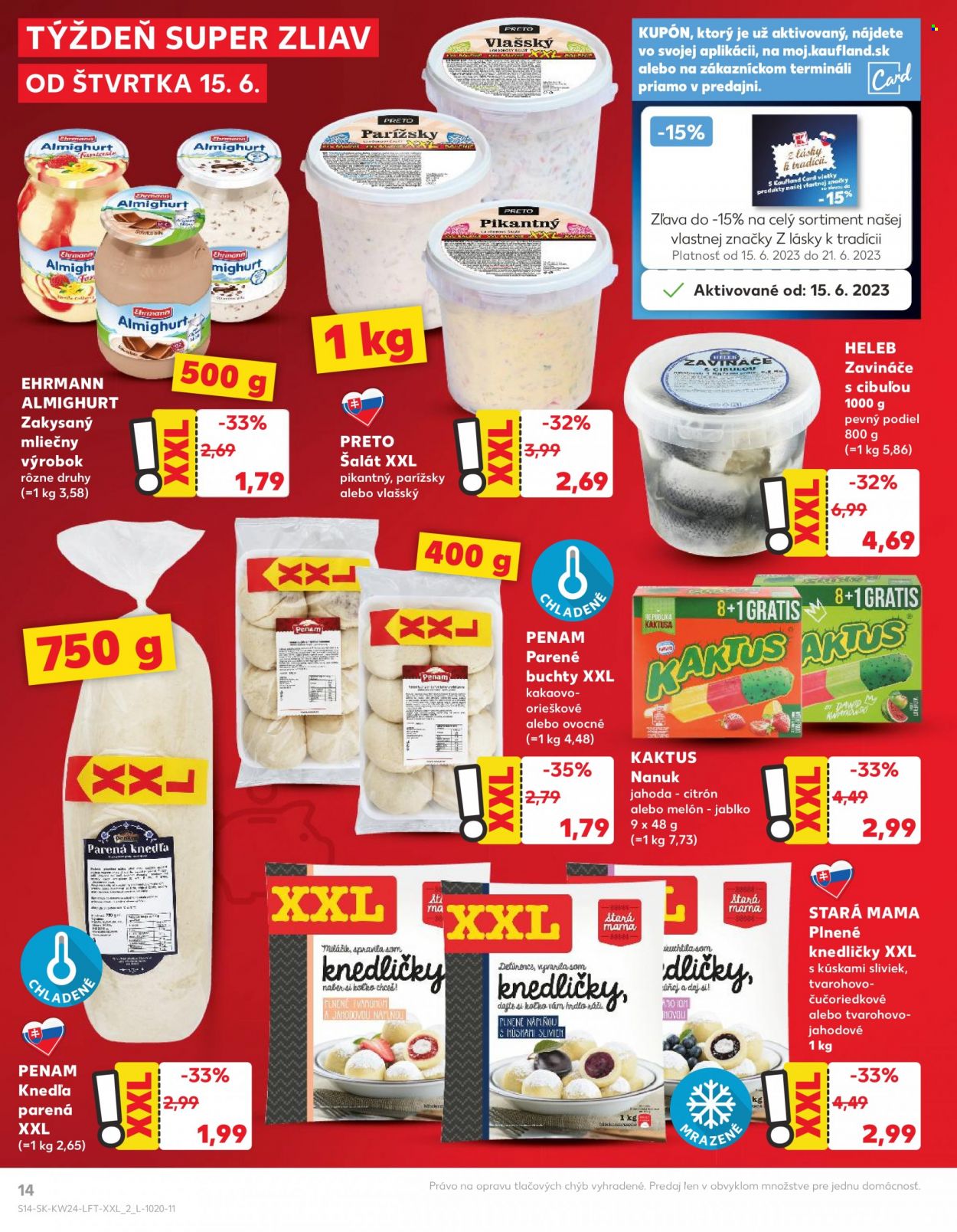 Leták Kaufland - 15.6.2023 - 21.6.2023. Strana 14