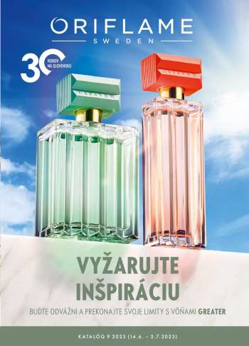 Leták Oriflame - 14.6.2023 - 3.7.2023.