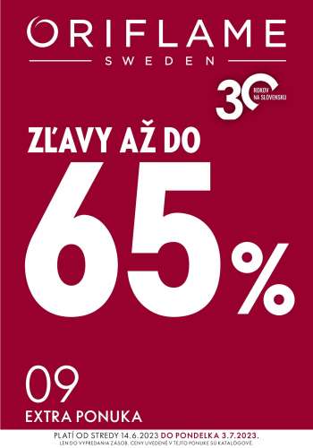 Leták Oriflame - 14.6.2023 - 3.7.2023.