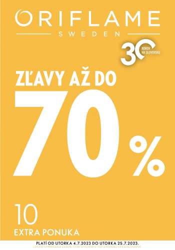 Leták Oriflame - 4.7.2023 - 25.7.2023.