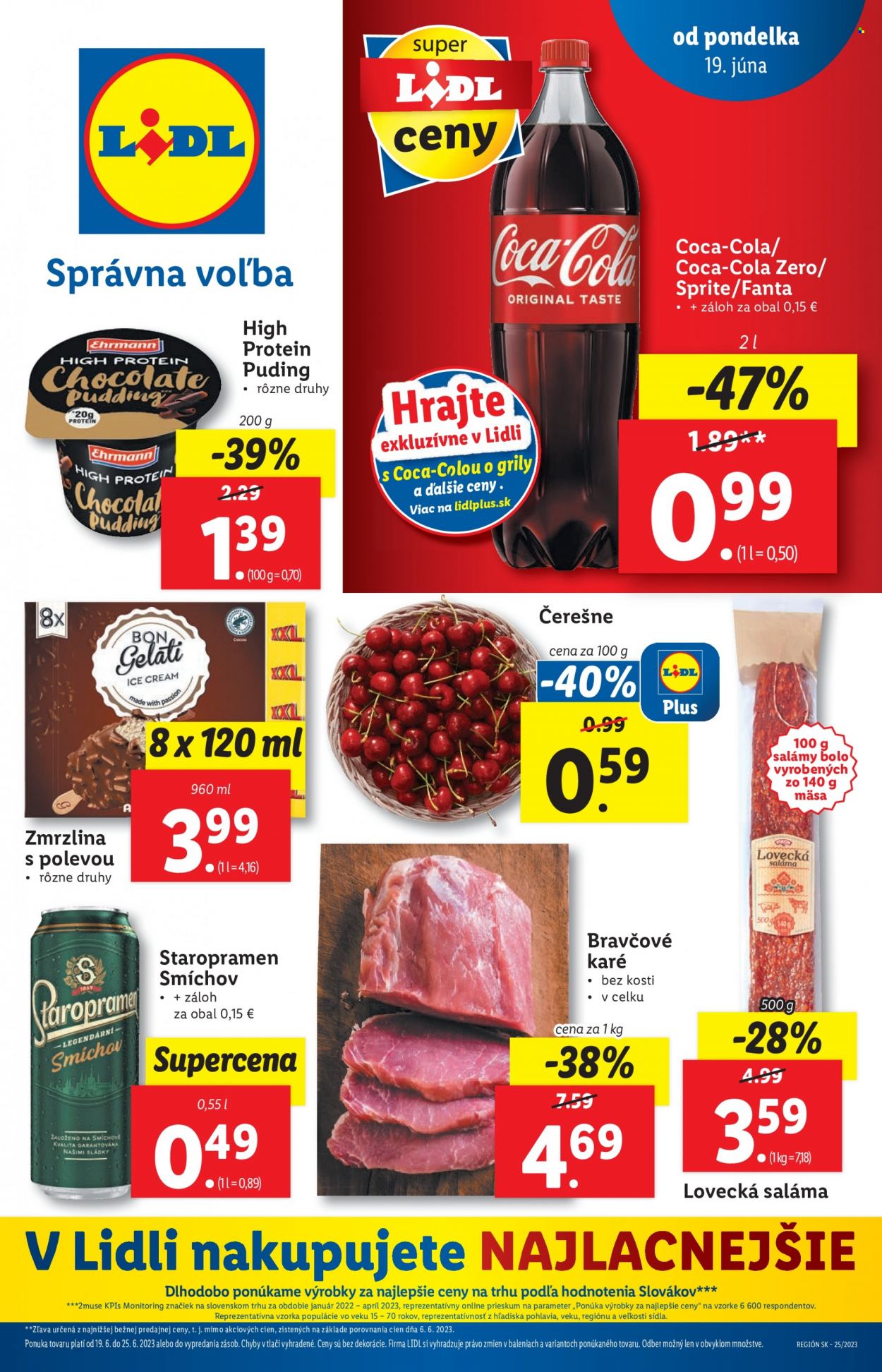 Leták Lidl - 19.6.2023 - 25.6.2023. Strana 1