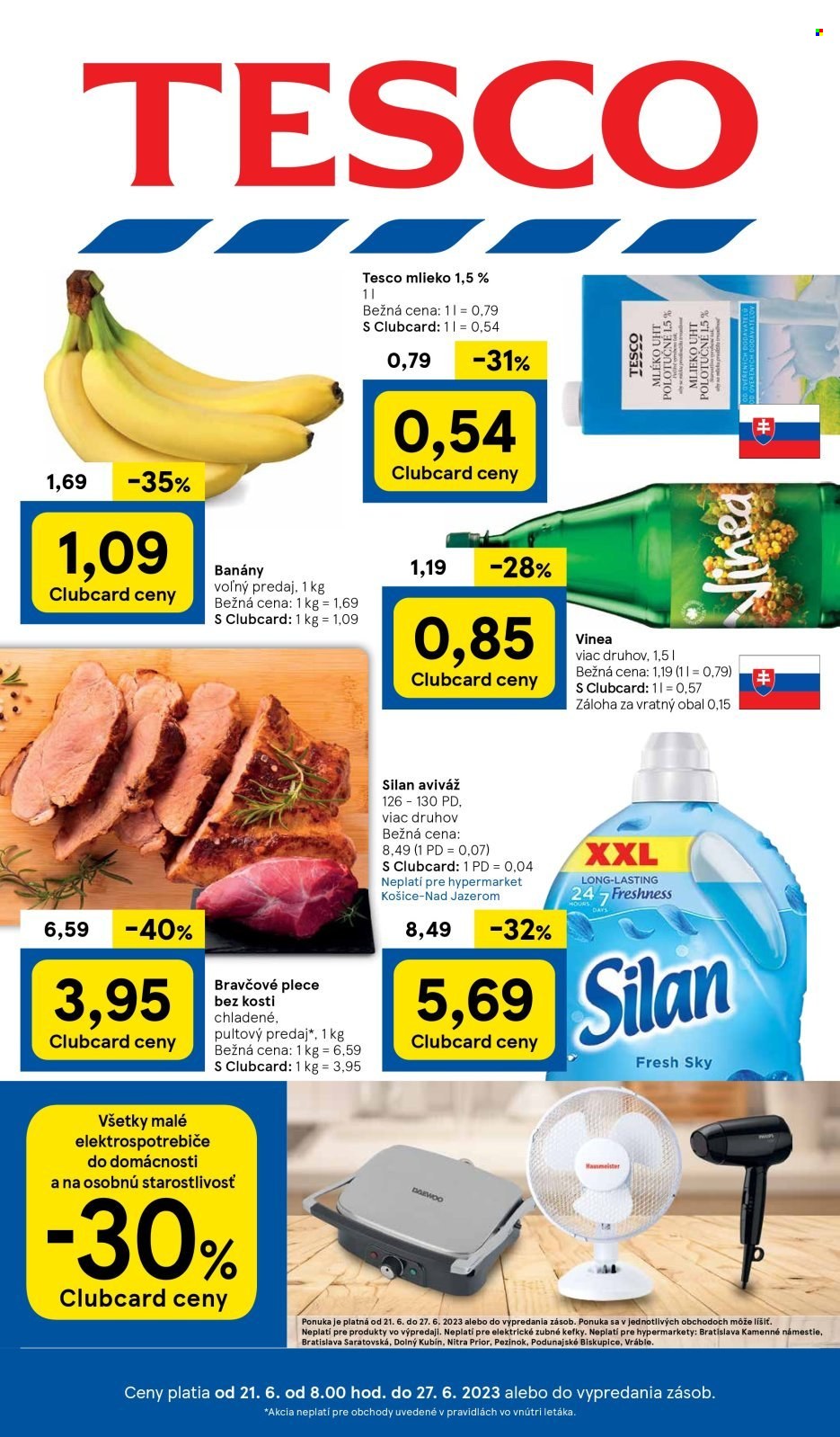 Leták TESCO - 21.6.2023 - 27.6.2023. Strana 1
