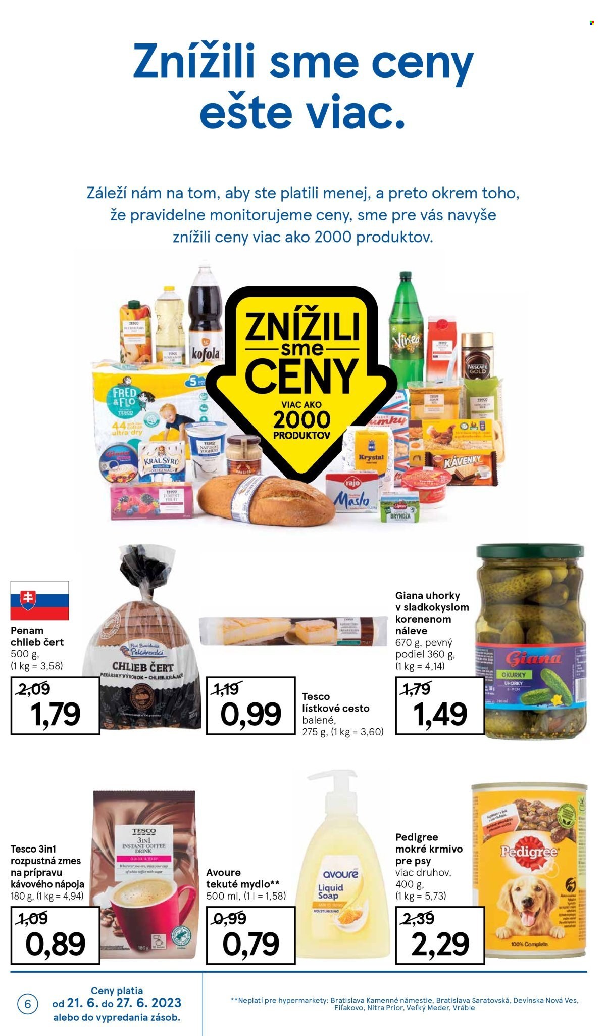 Leták TESCO - 21.6.2023 - 27.6.2023. Strana 6