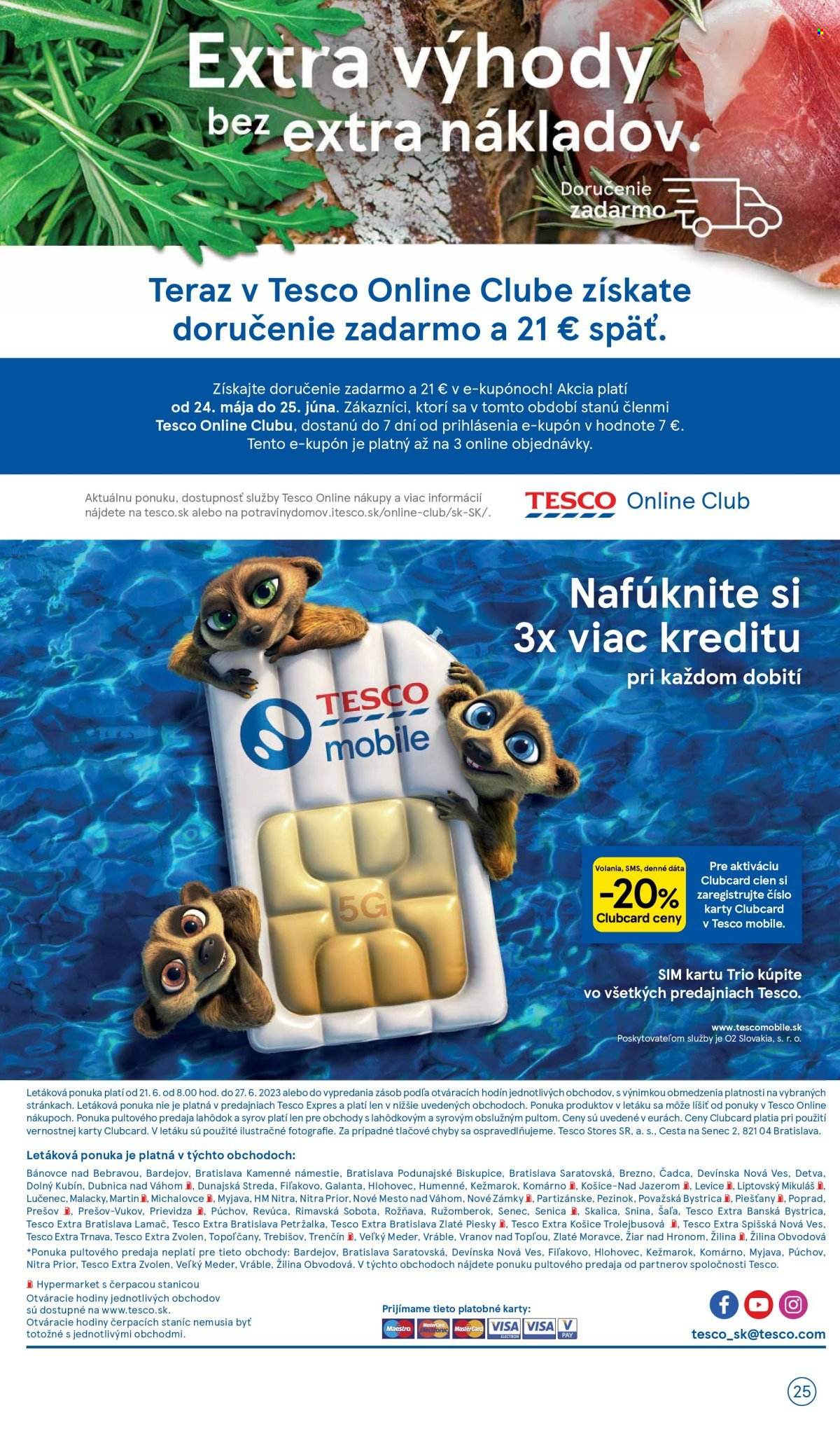 Leták TESCO - 21.6.2023 - 27.6.2023. Strana 25