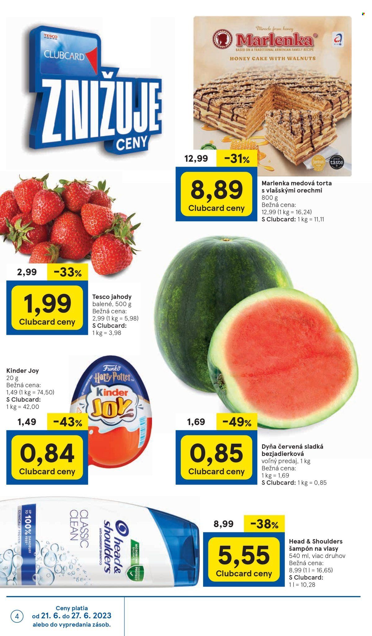 Leták TESCO supermarket - 21.6.2023 - 27.6.2023. Strana 4