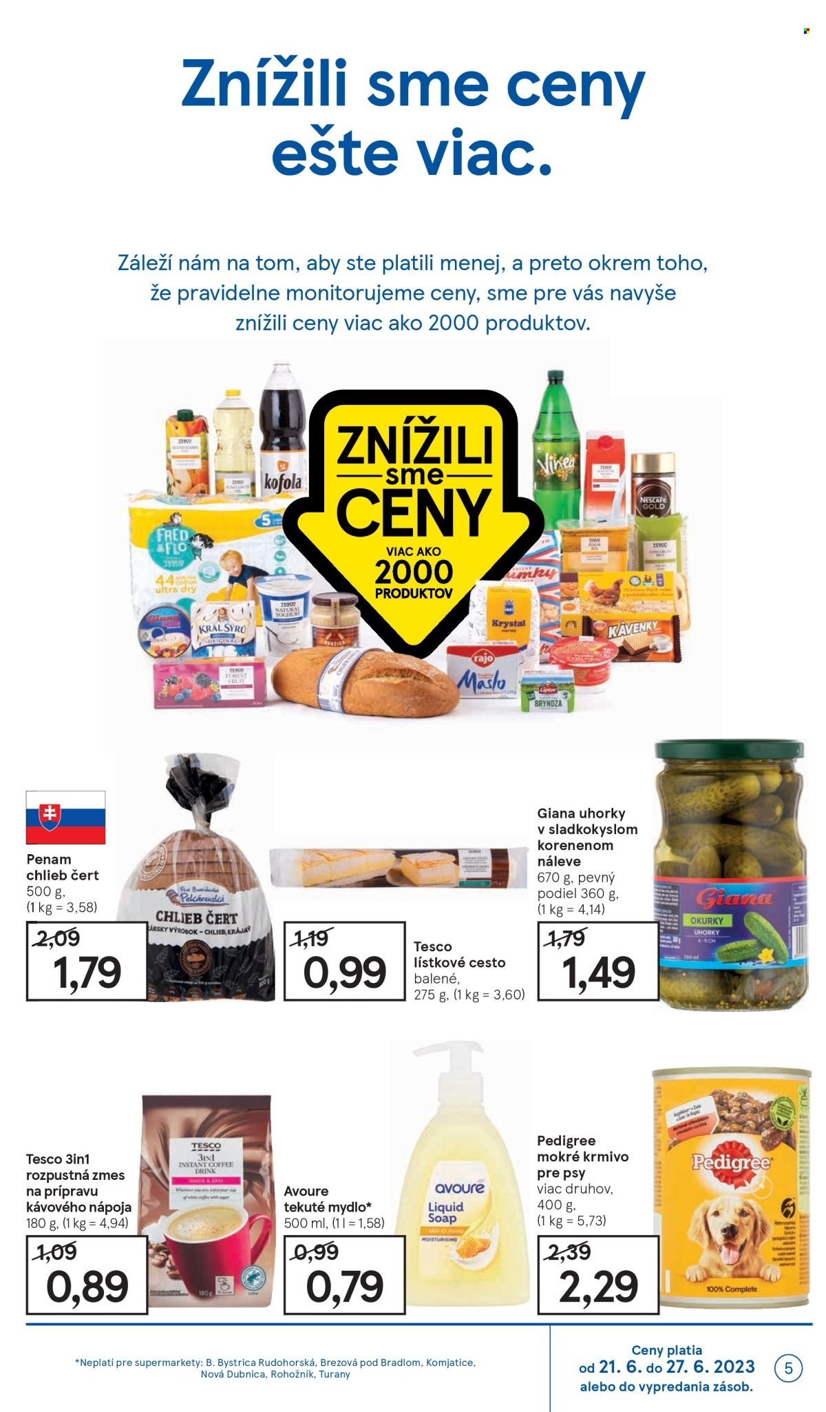 Leták TESCO supermarket - 21.6.2023 - 27.6.2023. Strana 5