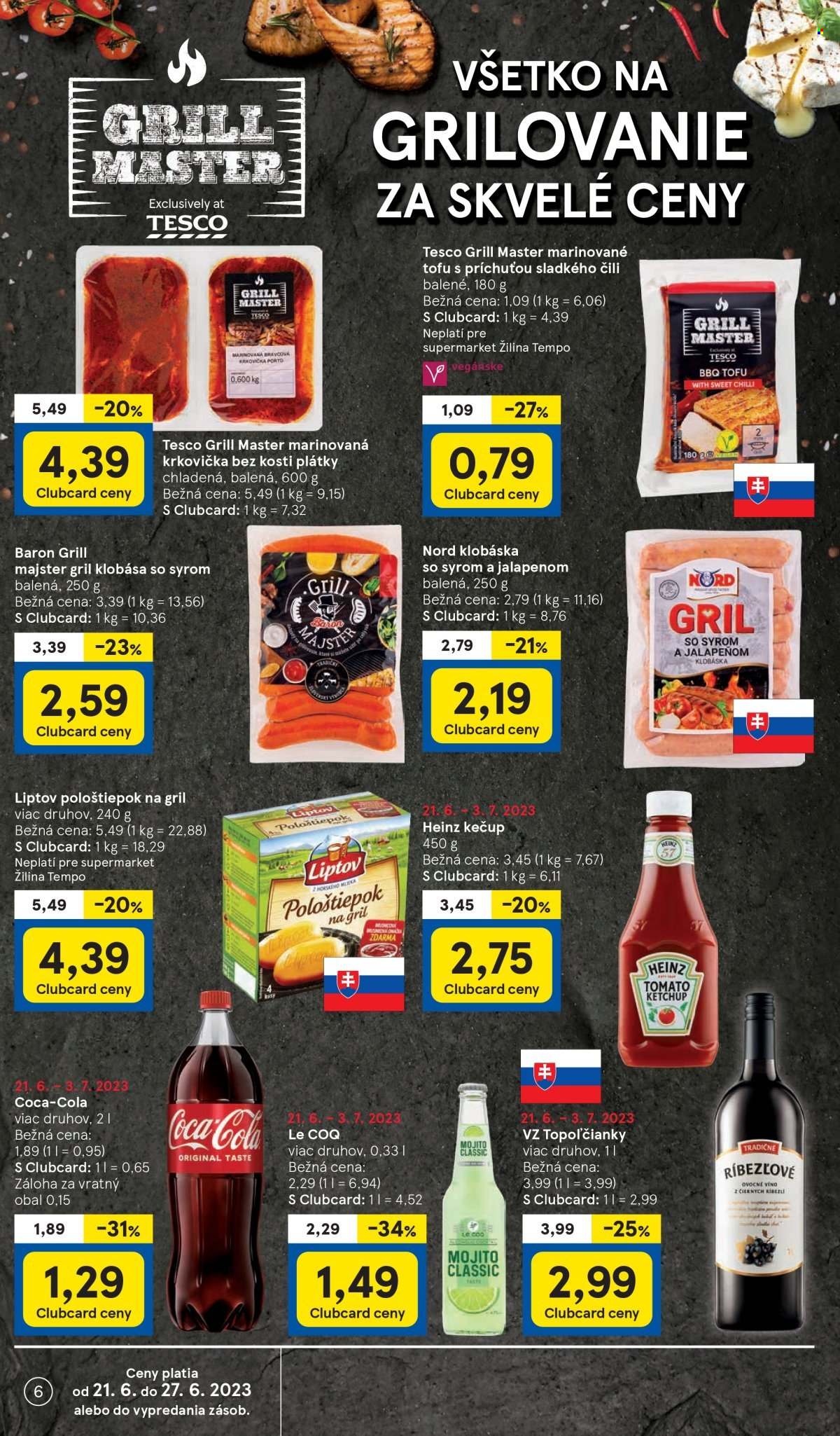 Leták TESCO supermarket - 21.6.2023 - 27.6.2023. Strana 6