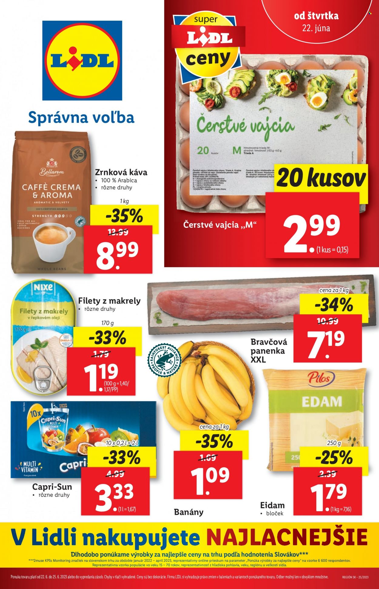 Leták Lidl - 22.6.2023 - 25.6.2023. Strana 1