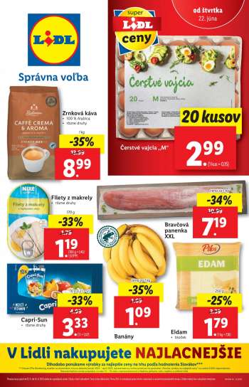 Leták Lidl - 22.6.2023 - 25.6.2023.
