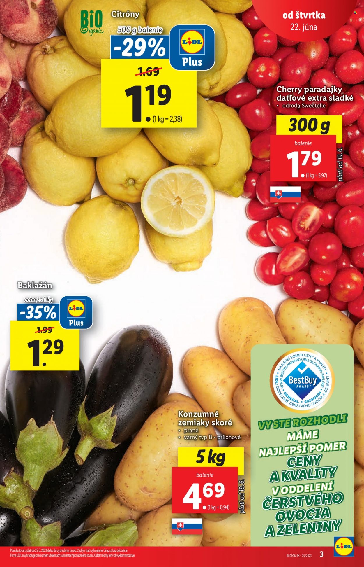 Leták Lidl - 22.6.2023 - 25.6.2023. Strana 3
