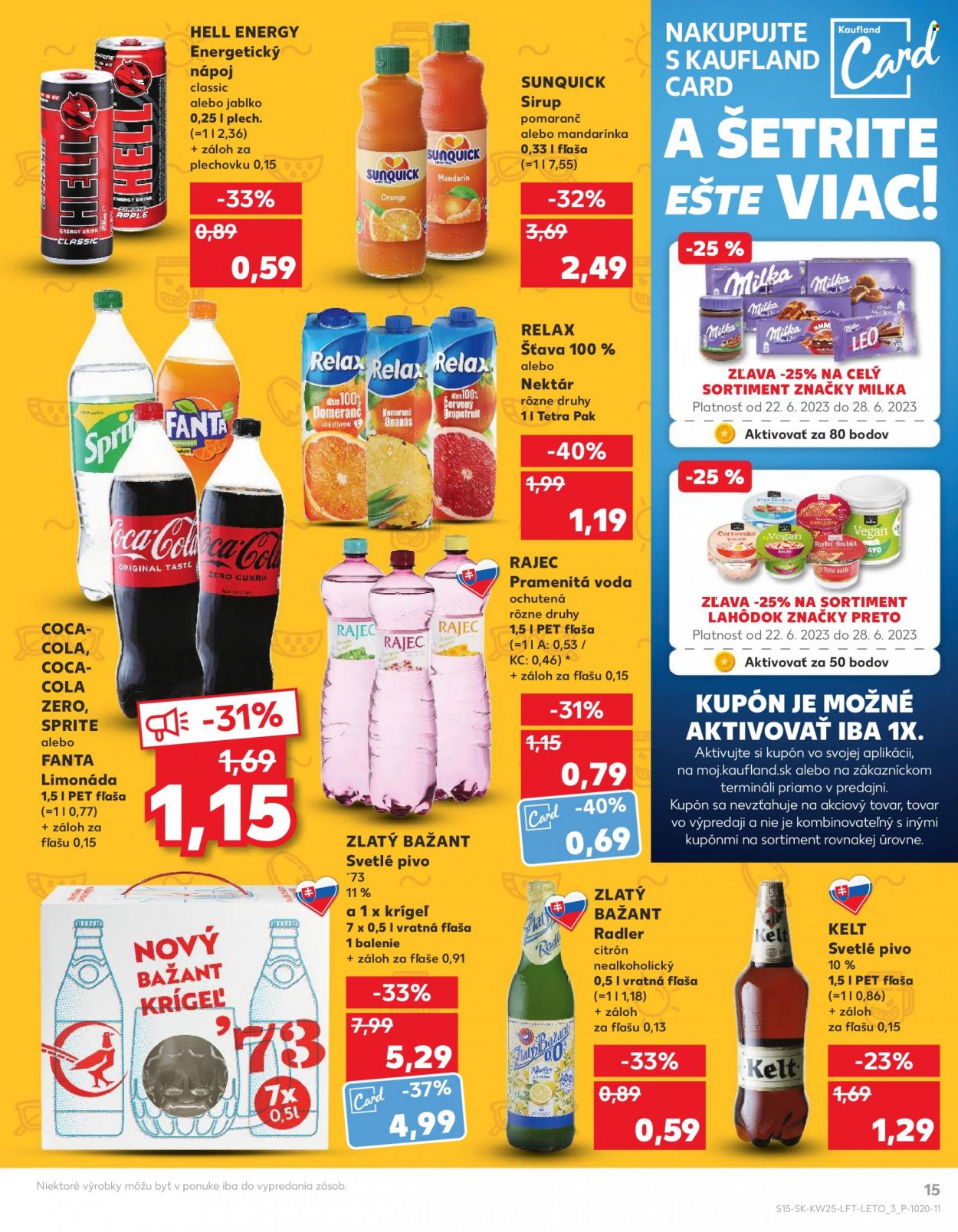 Leták Kaufland - 22.6.2023 - 28.6.2023. Strana 15