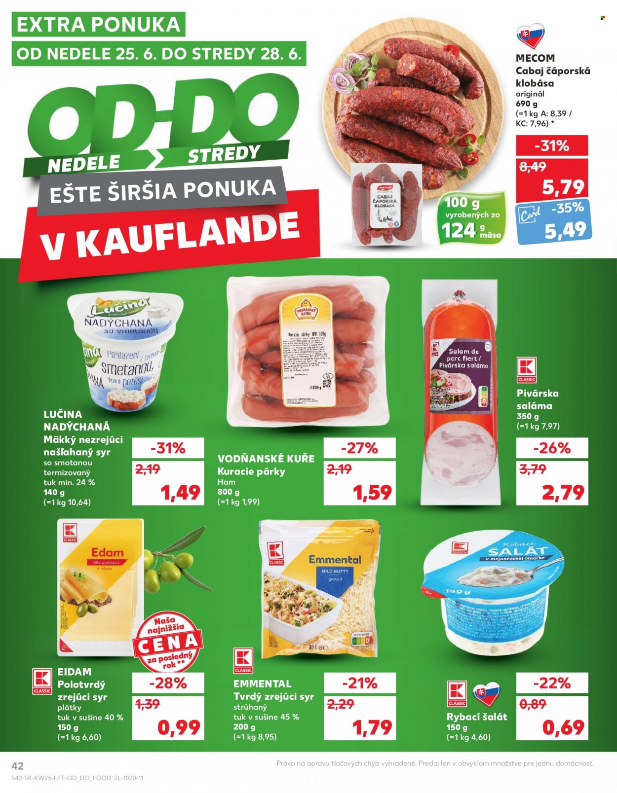 Leták Kaufland - 22.6.2023 - 28.6.2023. Strana 42
