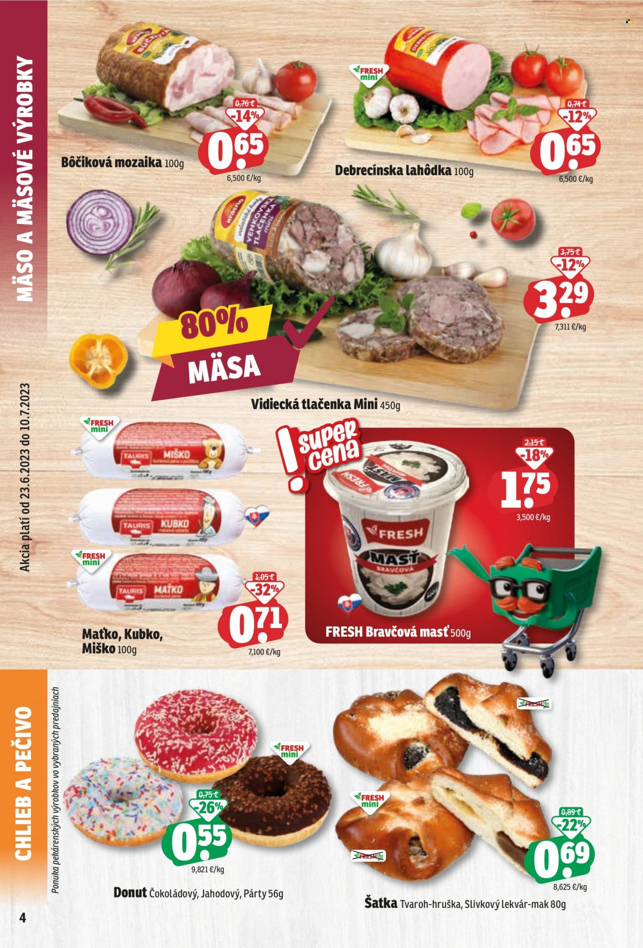 Leták FRESH - 23.6.2023 - 10.7.2023. Strana 4