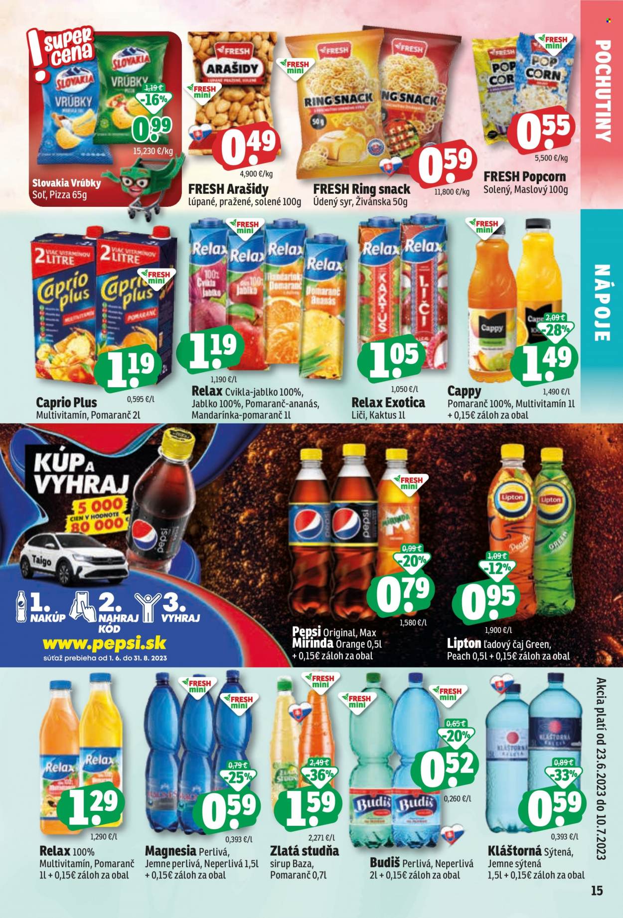 Leták FRESH - 23.6.2023 - 10.7.2023. Strana 15