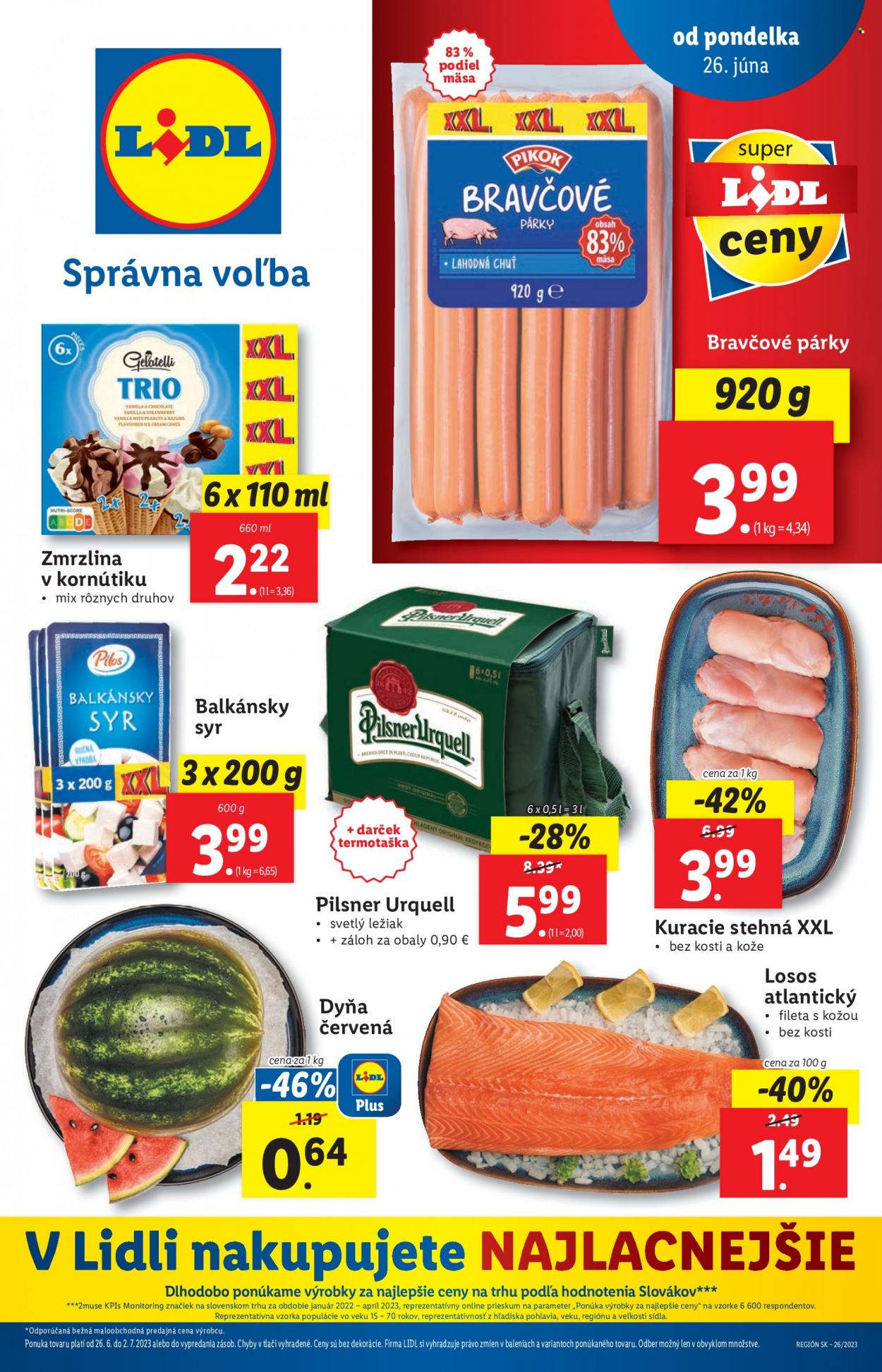 Leták Lidl - 26.6.2023 - 2.7.2023. Strana 1