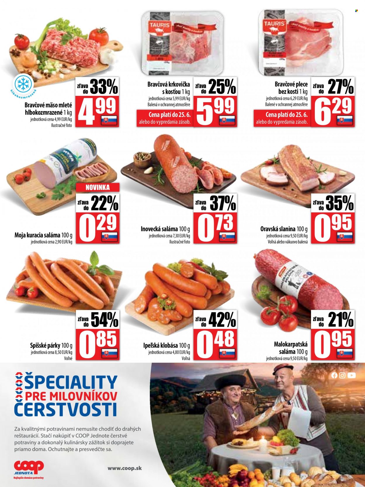 Leták COOP Jednota - 22.6.2023 - 5.7.2023. Strana 2