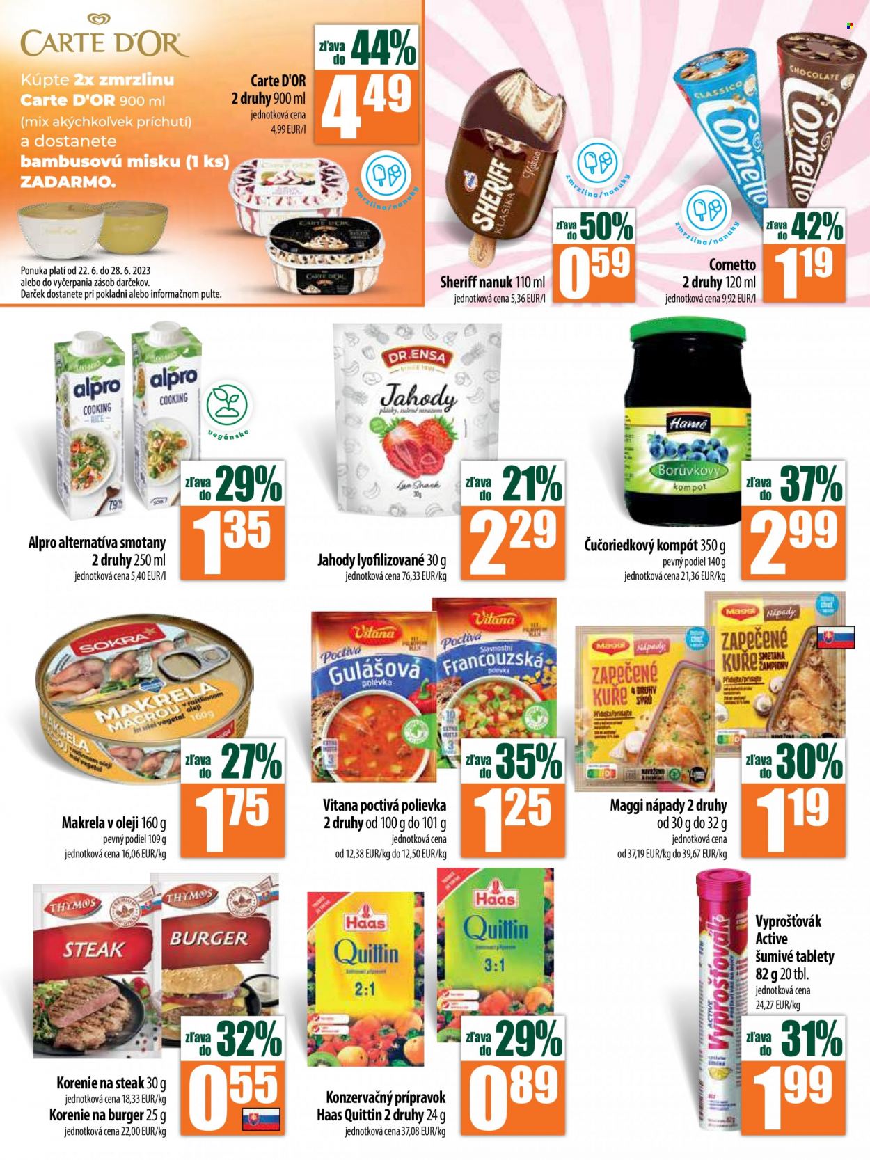 Leták COOP Jednota - 22.6.2023 - 28.6.2023. Strana 6