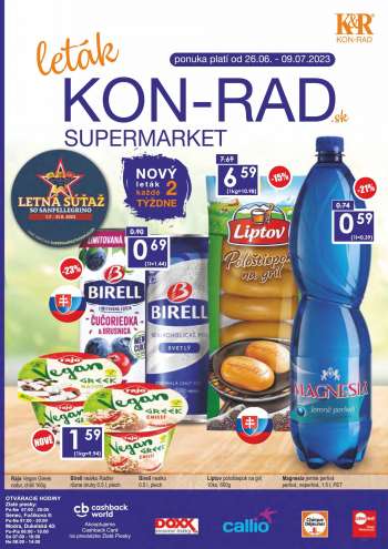 Leták KON-RAD - 26.6.2023 - 9.7.2023.
