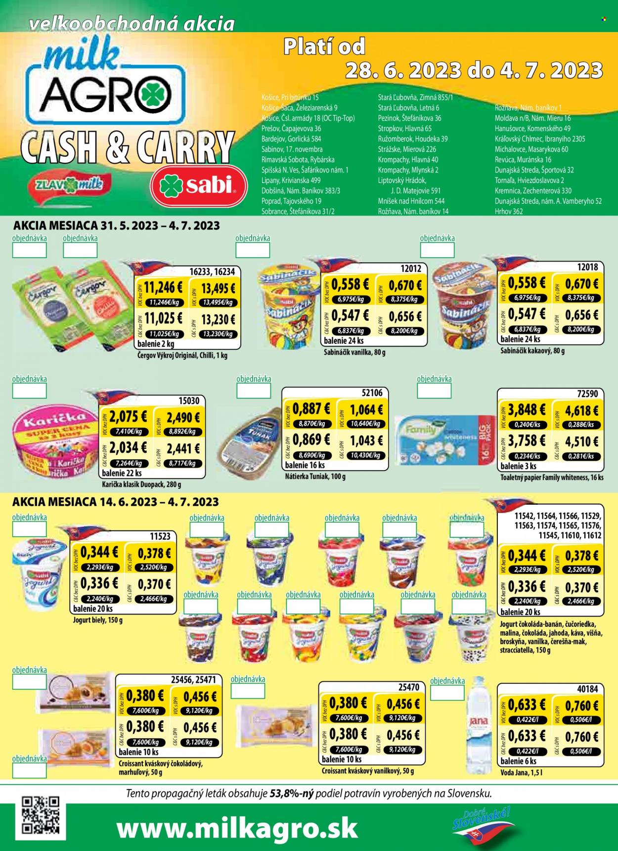 Leták Milk AGRO - 28.6.2023 - 4.7.2023. Strana 1
