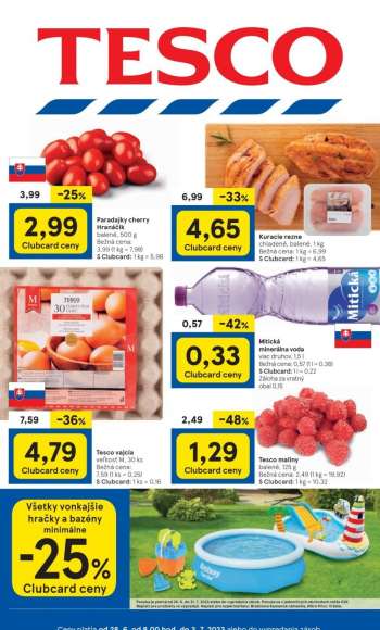 Leták TESCO - 28.6.2023 - 3.7.2023.