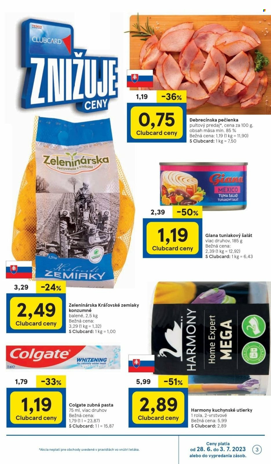 Leták TESCO - 28.6.2023 - 3.7.2023. Strana 3