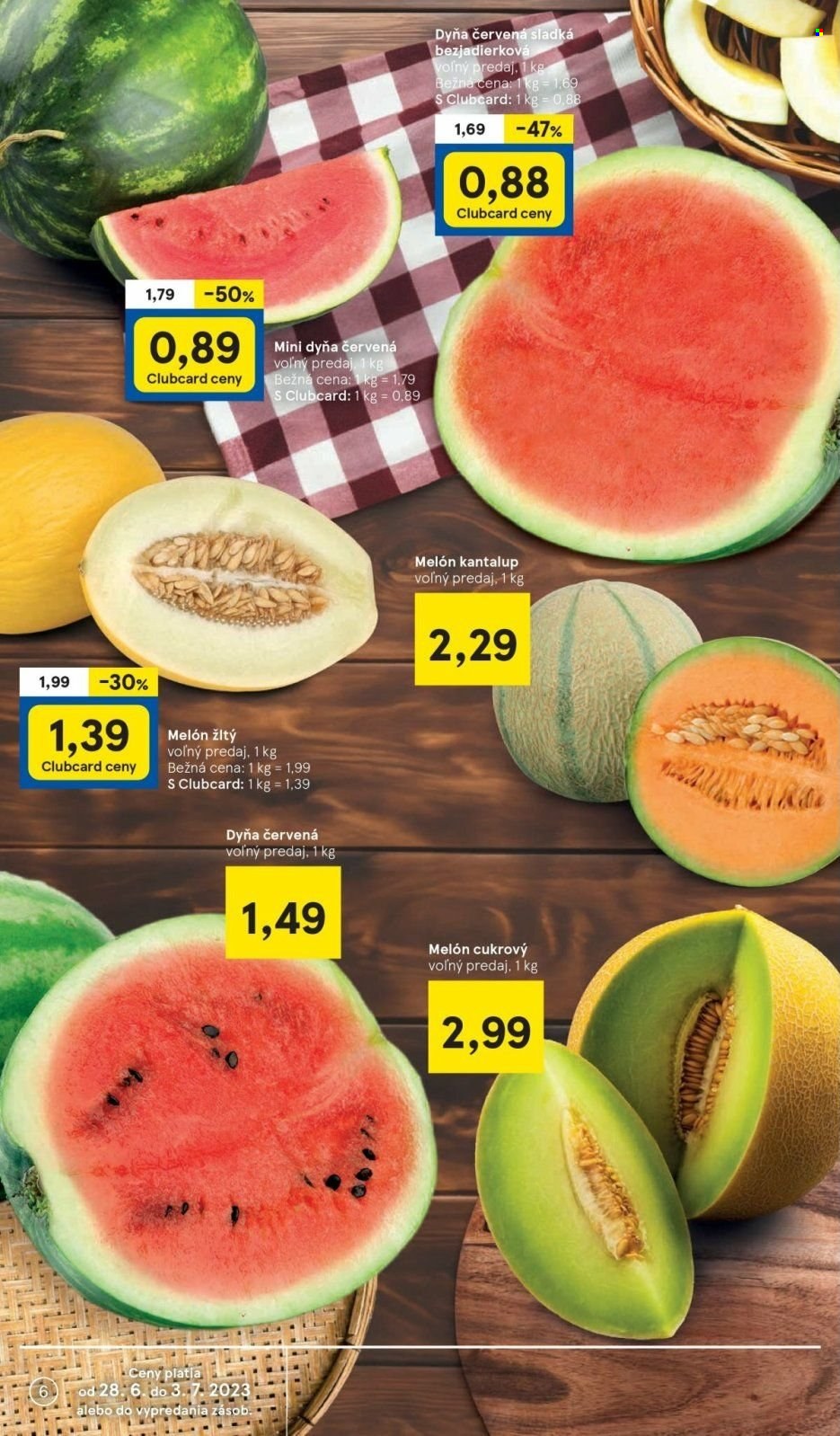Leták TESCO - 28.6.2023 - 3.7.2023. Strana 6