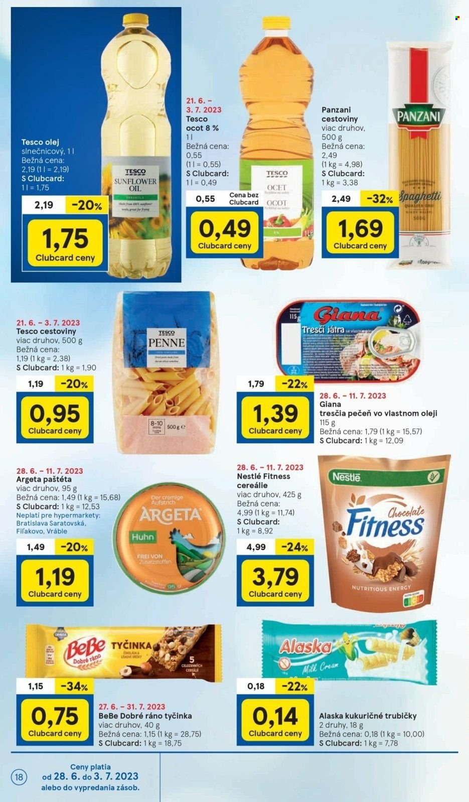 Leták TESCO - 28.6.2023 - 3.7.2023. Strana 18