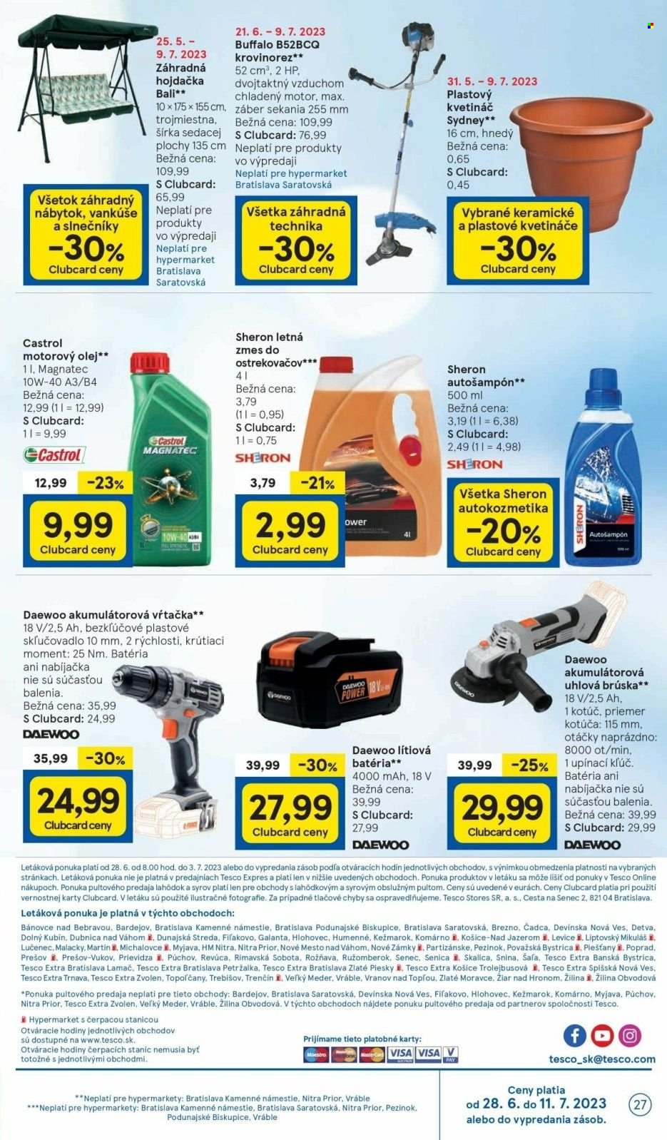 Leták TESCO - 28.6.2023 - 3.7.2023. Strana 27
