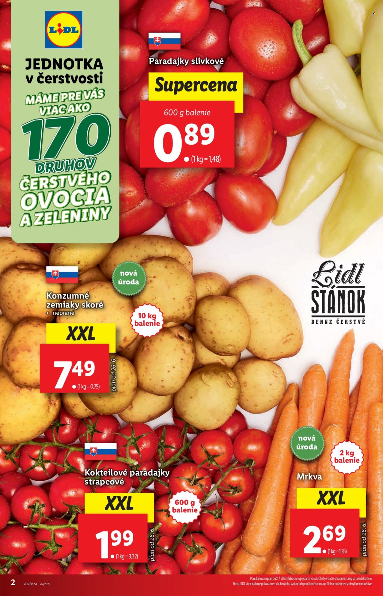 Leták Lidl - 29.6.2023 - 2.7.2023. Strana 2