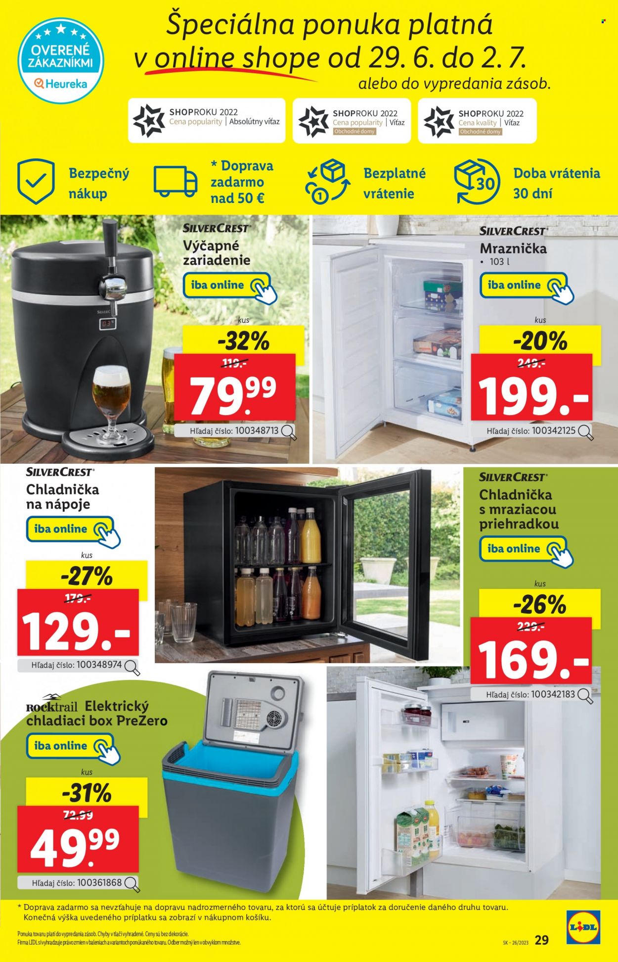 Leták Lidl - 29.6.2023 - 2.7.2023. Strana 29