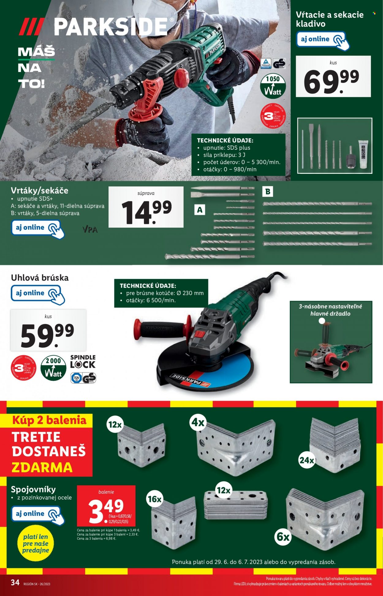 Leták Lidl - 29.6.2023 - 2.7.2023. Strana 34